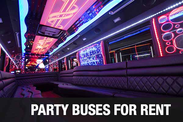 airport transportation party bus plano