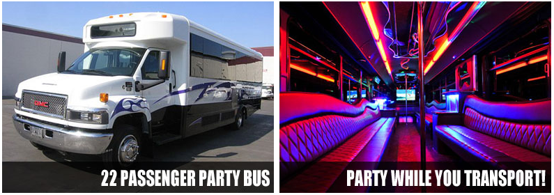 airport transportation party bus rentals plano