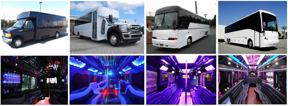 airport transportation party buses plano
