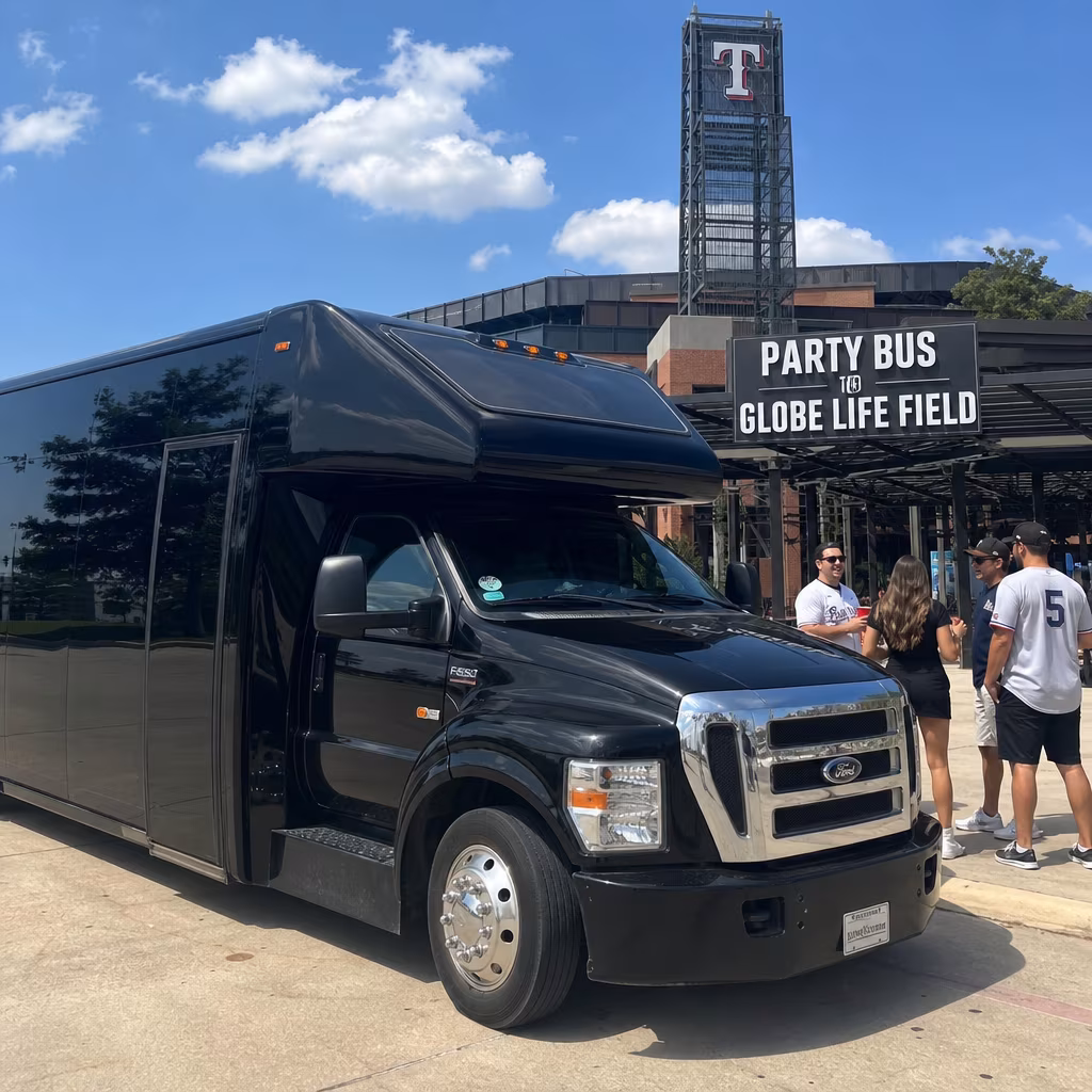 Party Bus to Globe Life Field