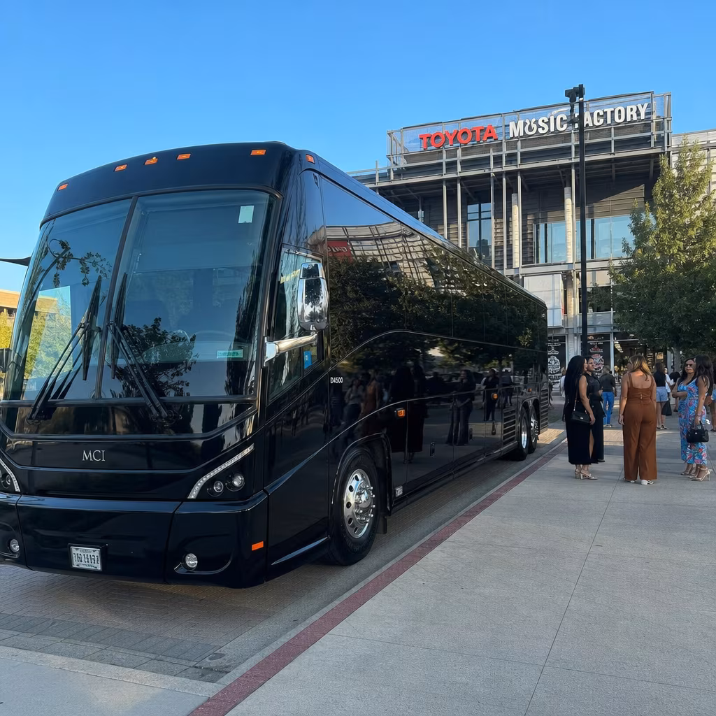 Rent a Bus to Toyota Music Factory