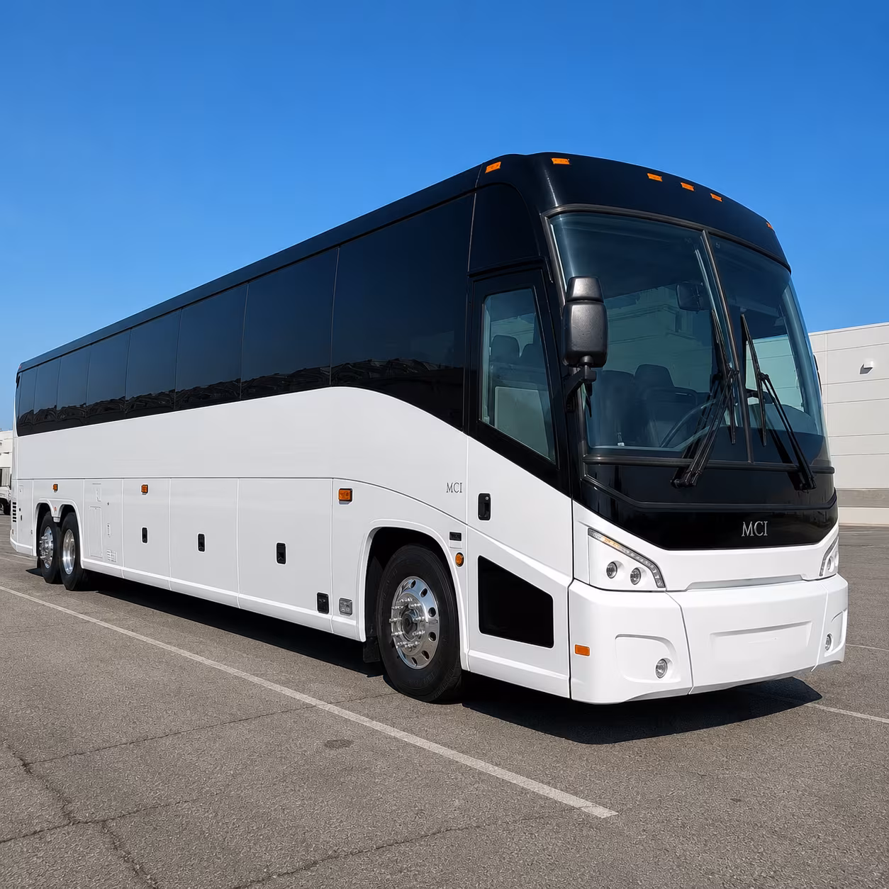 Plano Airport Shuttle & Transportation party bus exterior