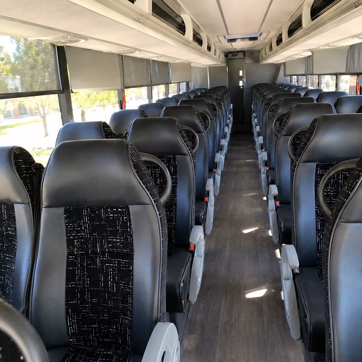 Plano Airport Shuttle & Transportation party bus exterior