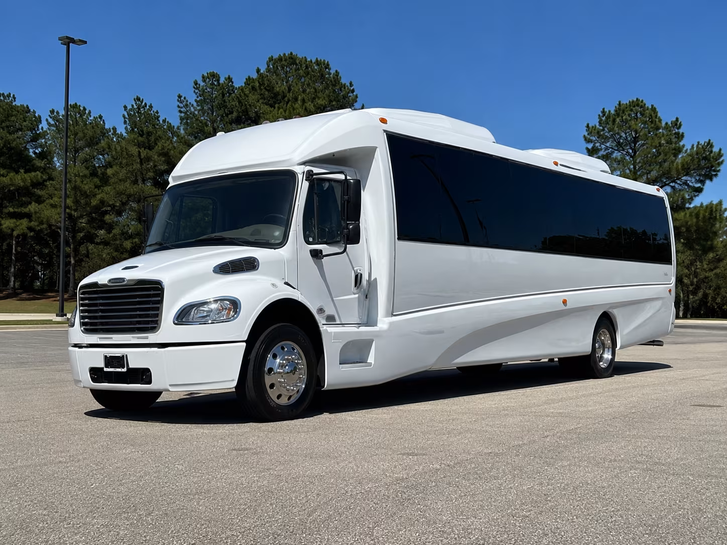 Plano Bachelor & Bachelorette Transportation party bus exterior