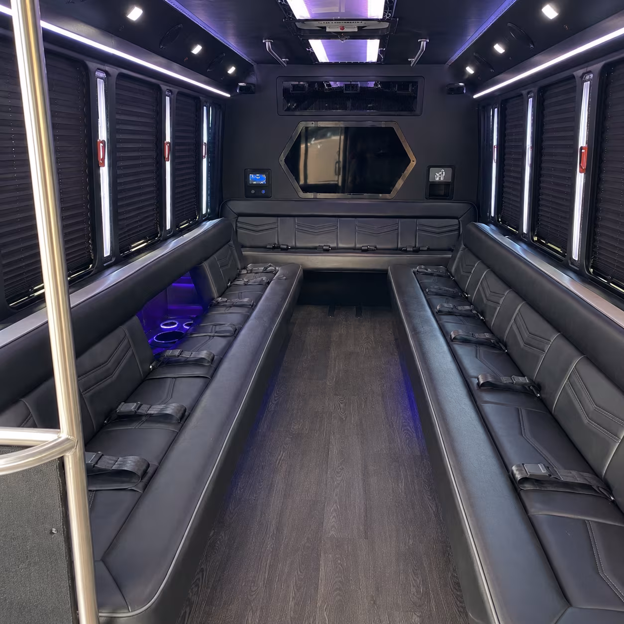 Plano Birthday, Sweet 16, & Quinceañera Transportation onboard seating