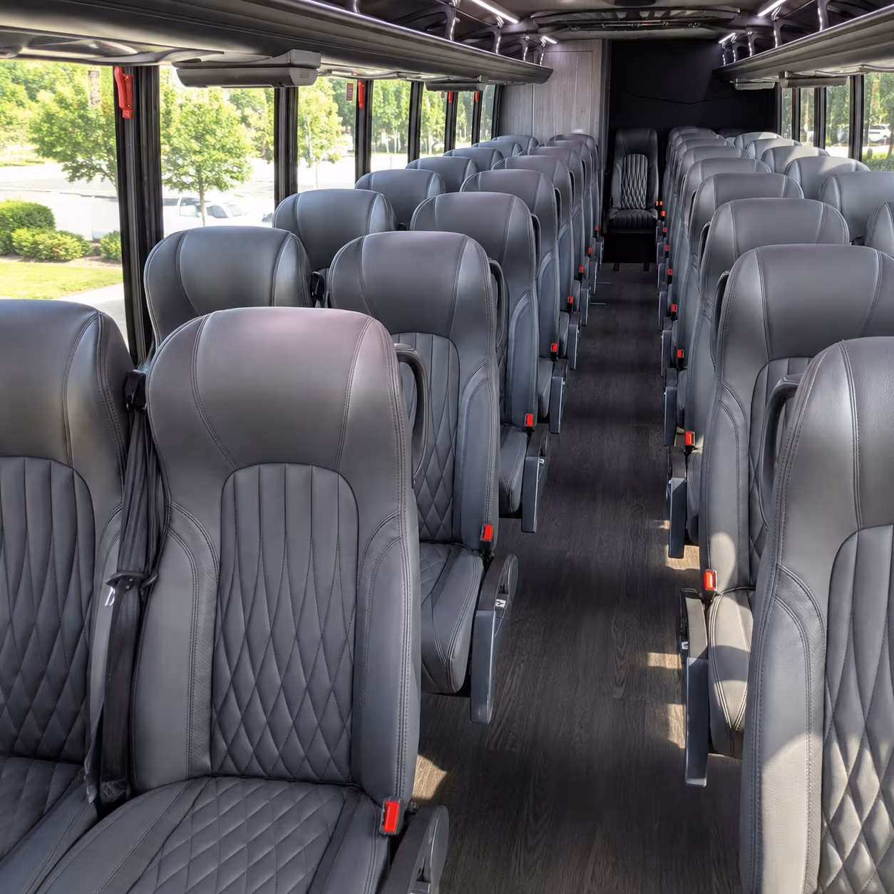 Plano Corporate Transportation party bus exterior