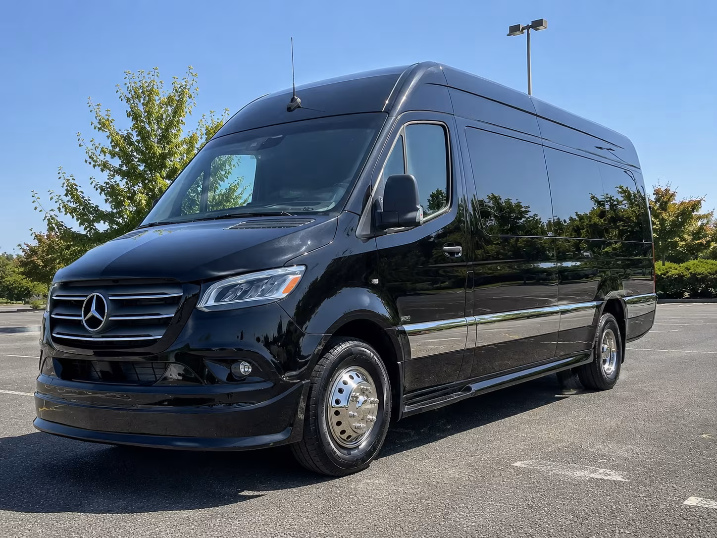 Plano Corporate Transportation party bus exterior