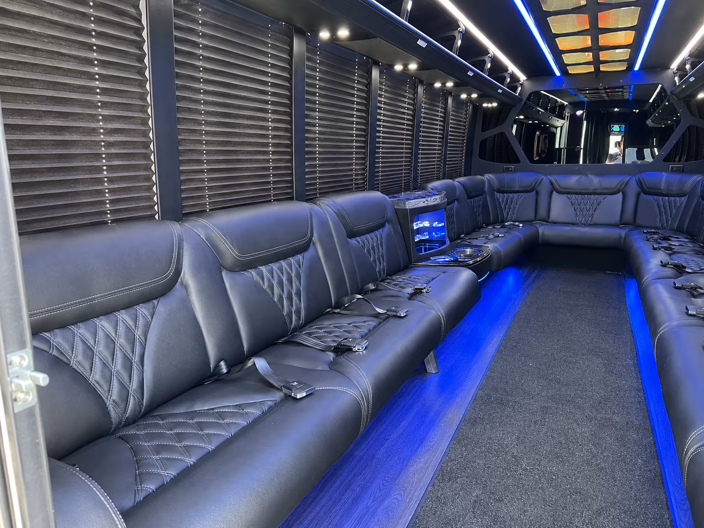 Plano Prom & Homecoming Transportation party bus exterior