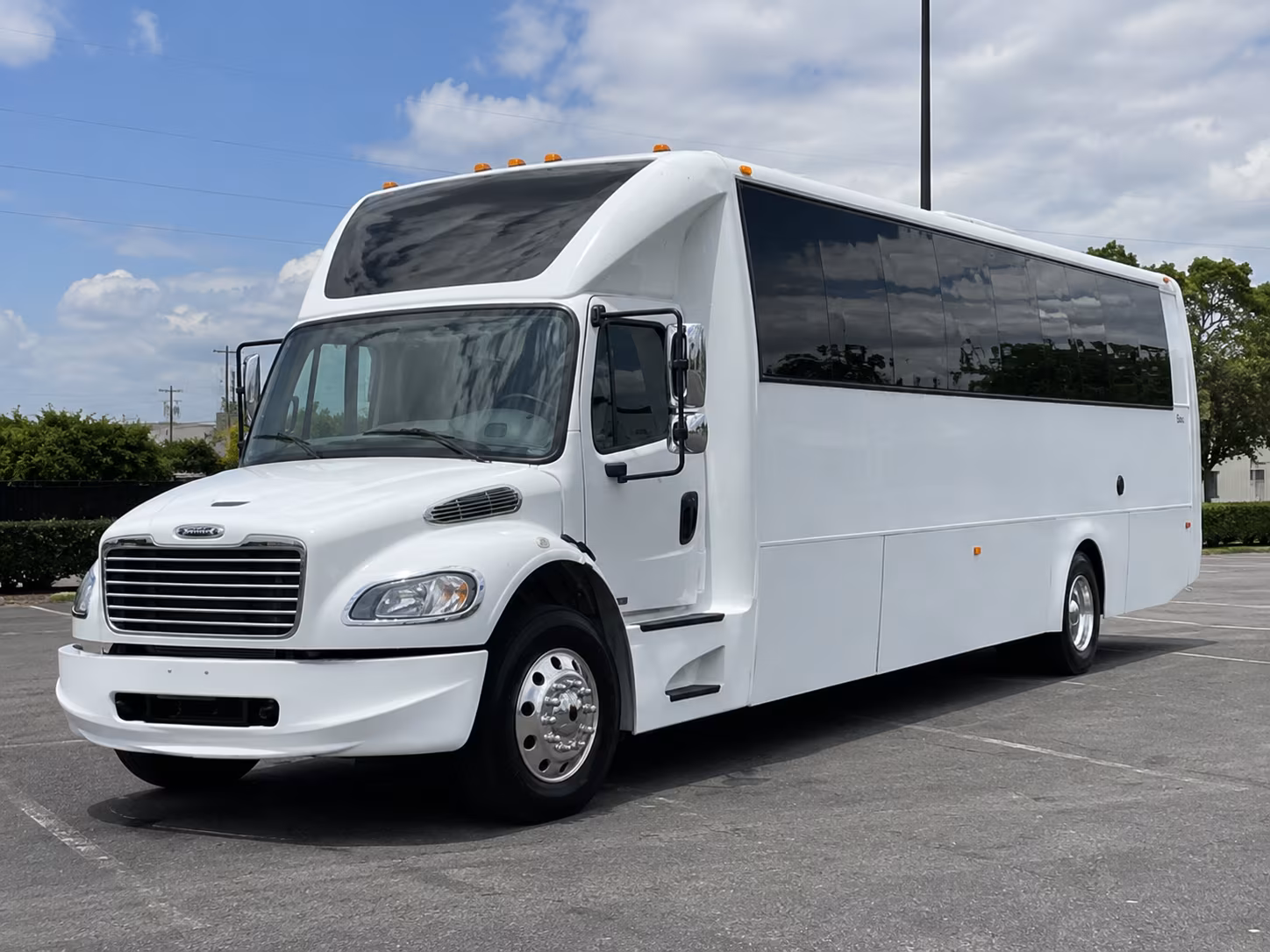 Plano Prom & Homecoming Transportation party bus exterior