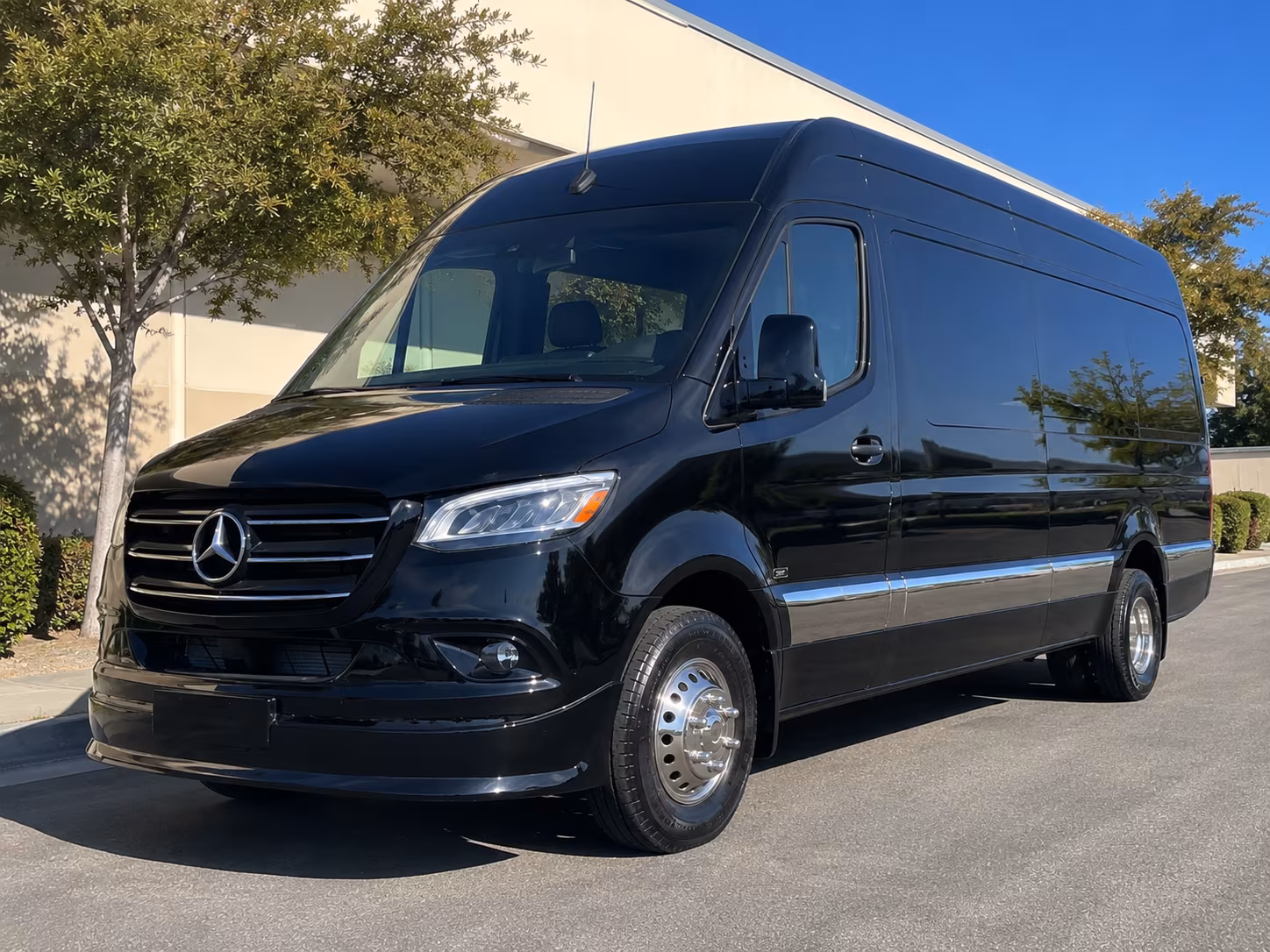 Plano School Event Transportation party bus exterior