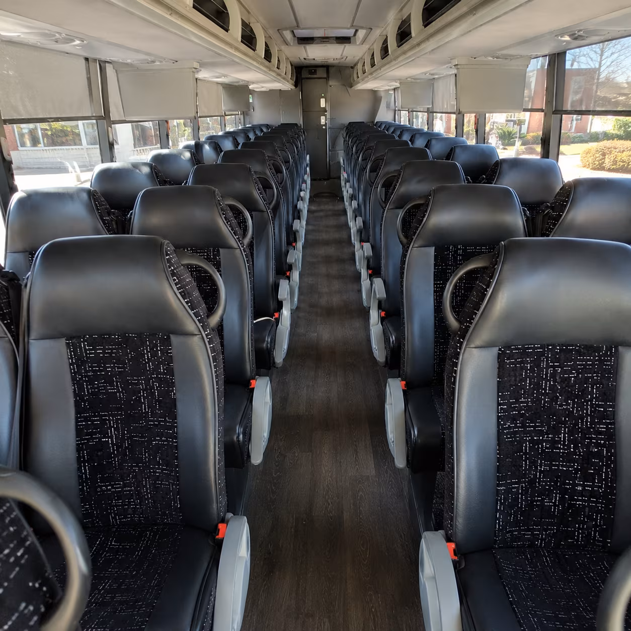 Plano School Event Transportation party bus exterior