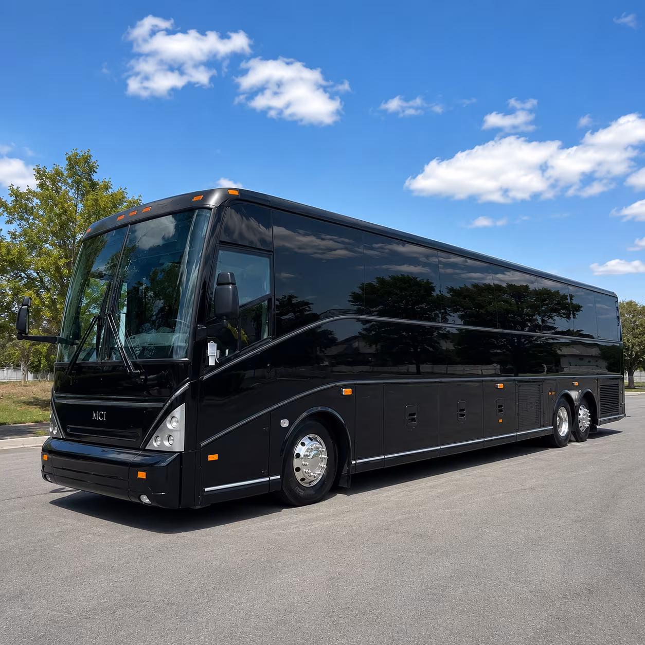 Plano School Event Transportation party bus interior