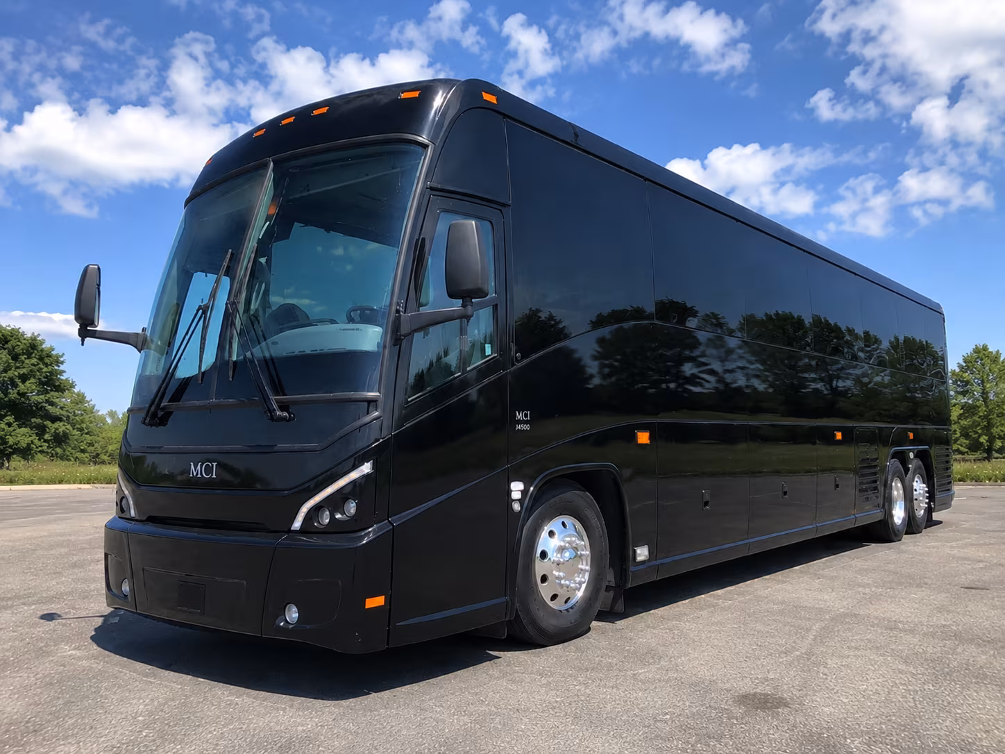 Plano School Event Transportation party bus exterior
