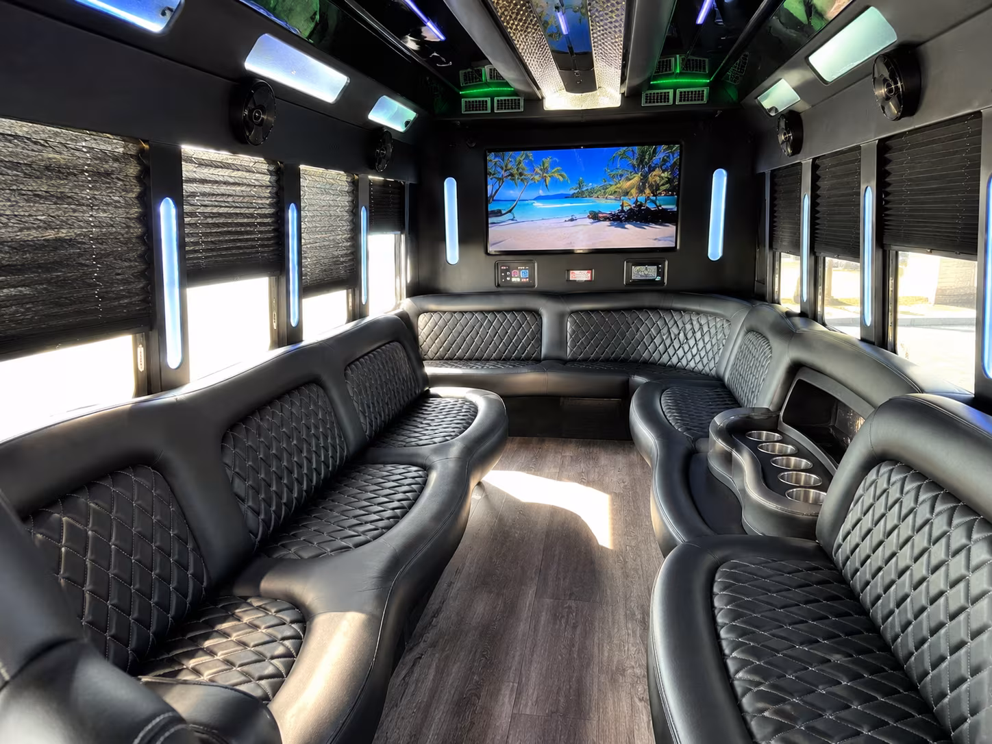 Plano Winery Tour & Pub Crawl Transportation party bus exterior