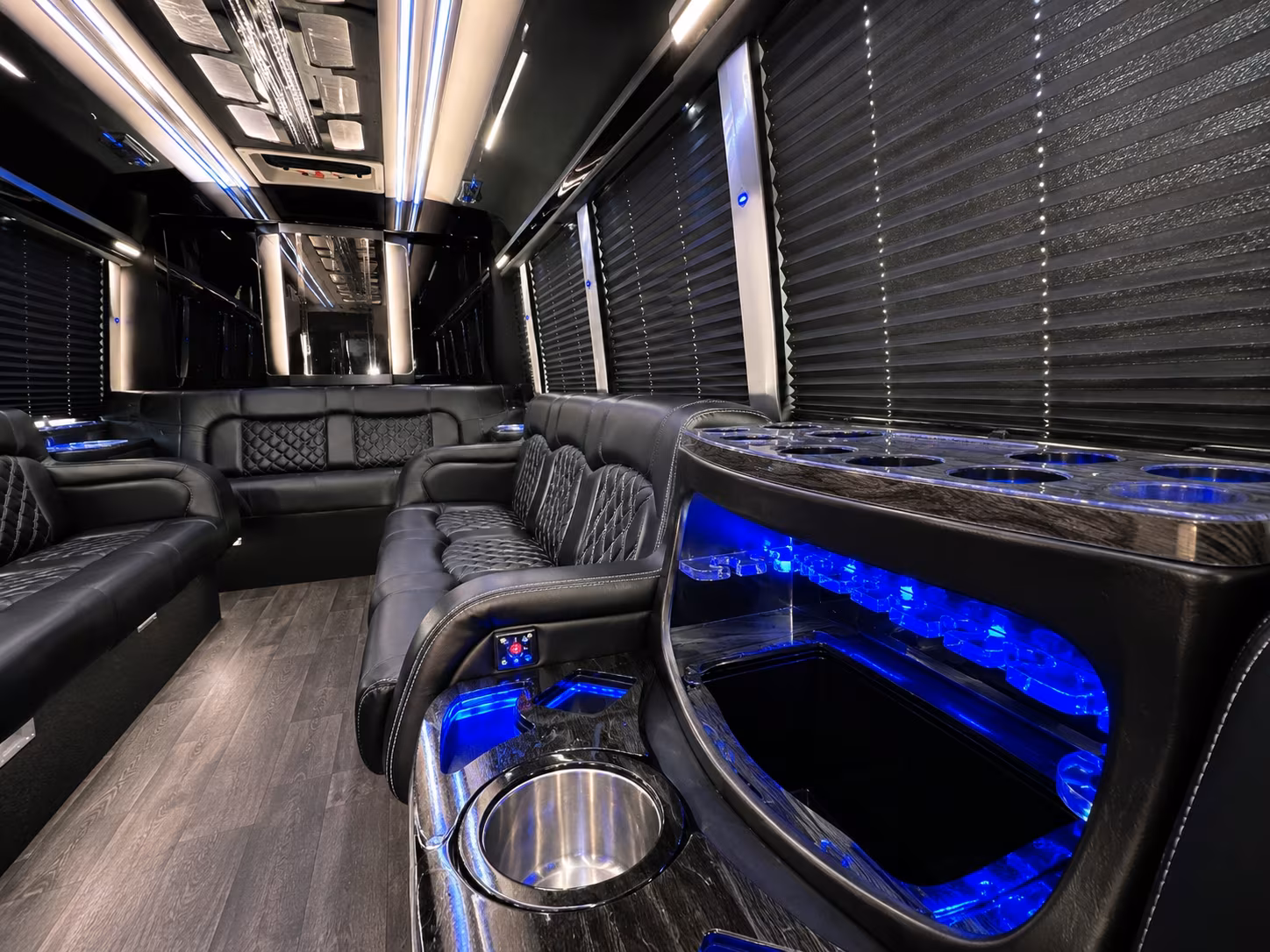 Plano Winery Tour & Pub Crawl Transportation party bus exterior
