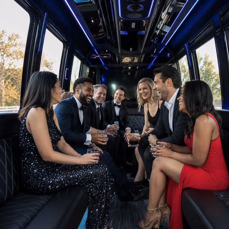 Plano Prom & Homecoming Transportation fleet vehicle
