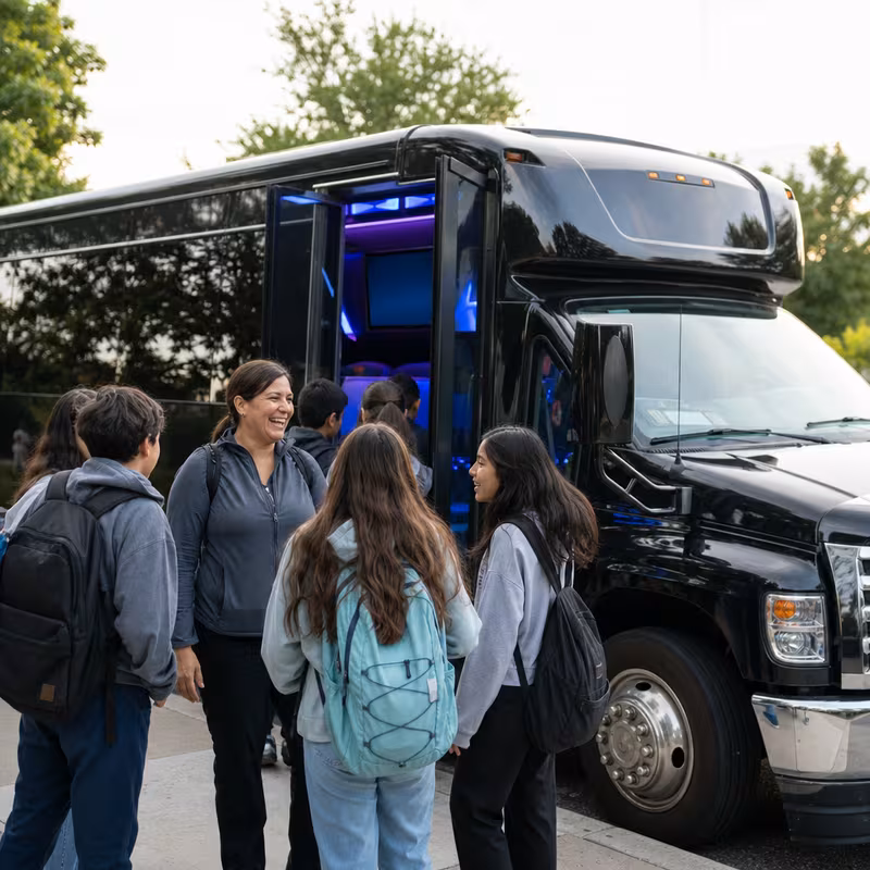 Plano School Transportation fleet vehicle