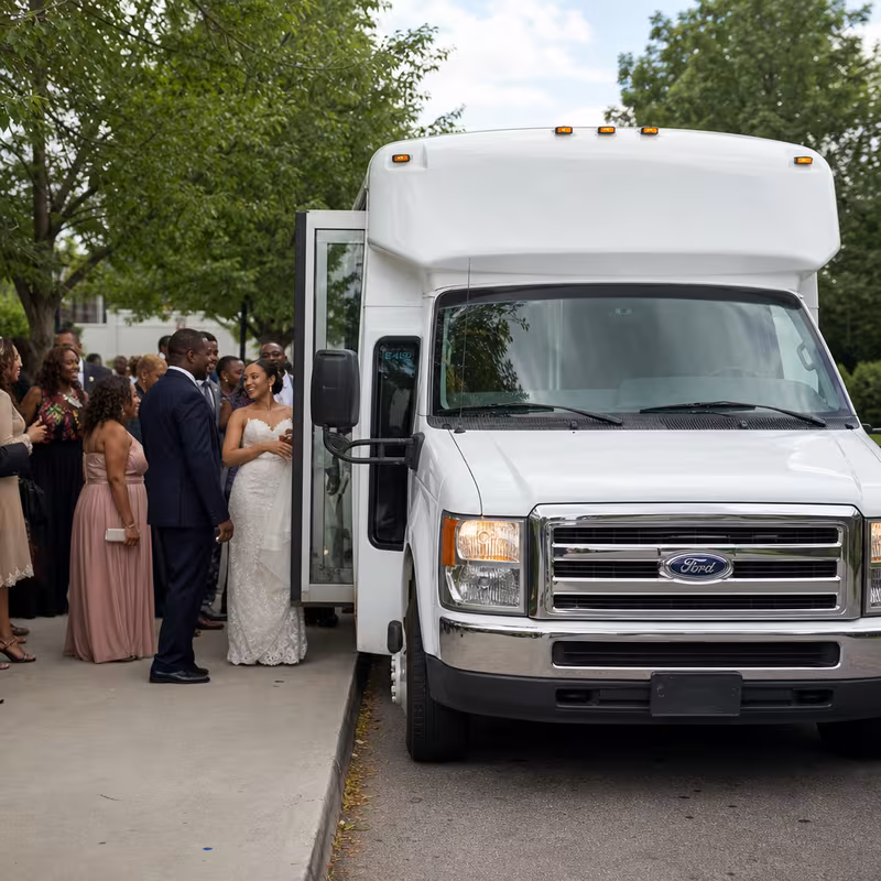Plano Wedding Transportation fleet vehicle