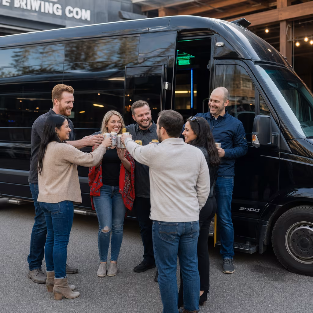 Plano Winery Tour & Pub Crawl Transportation